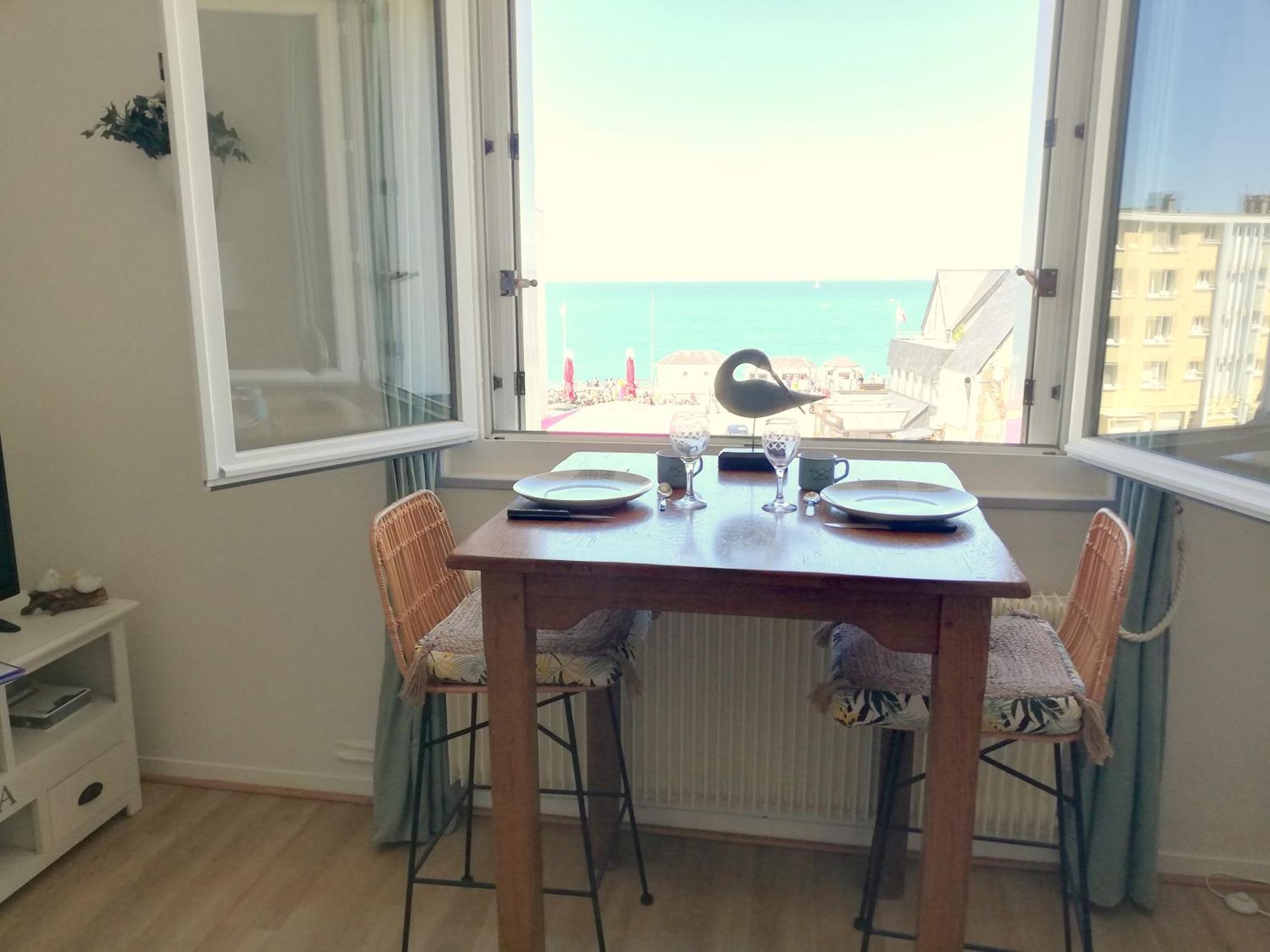 L'Horizon Vue Mer Et Falaises Fécamp Exteriör bild